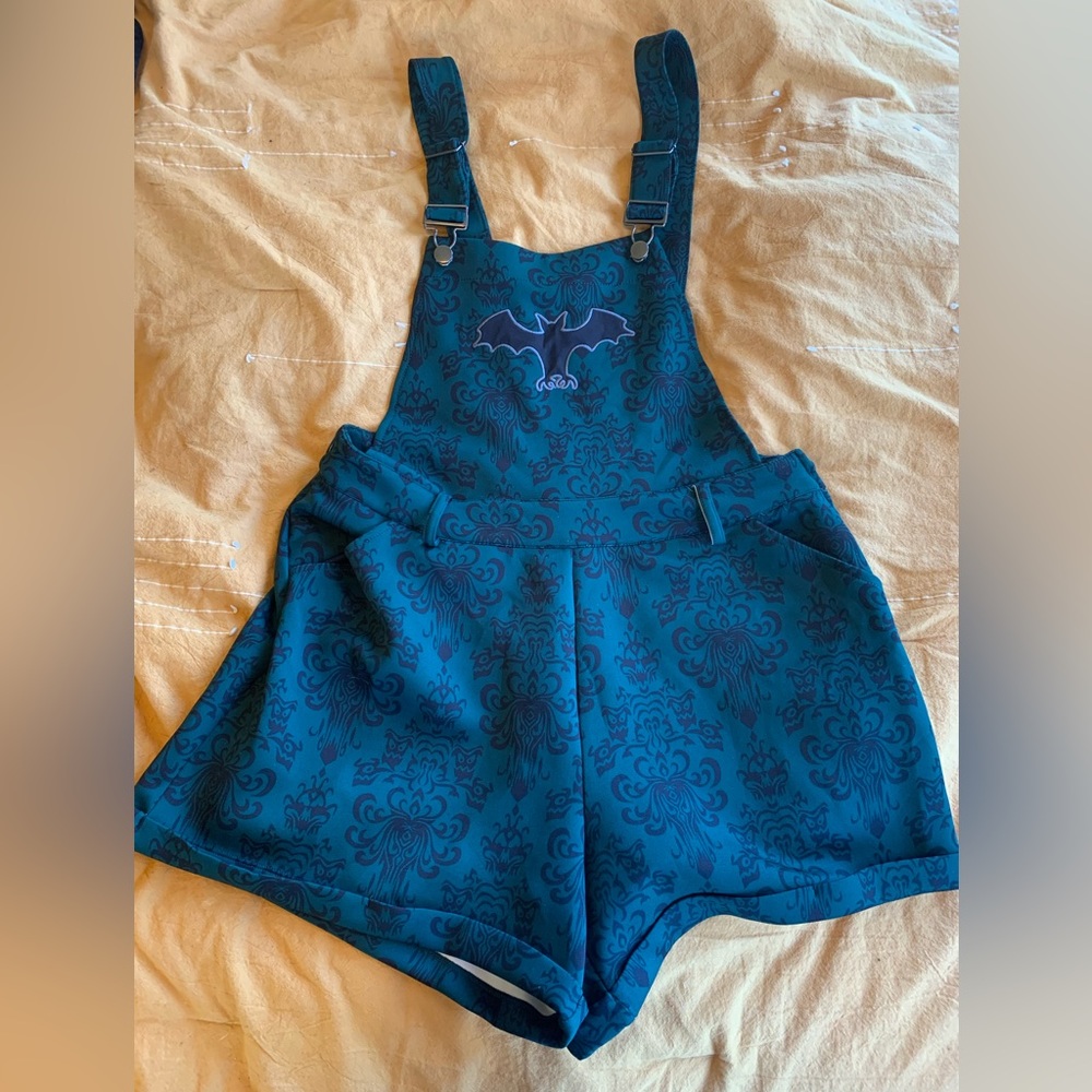 Her Universe Disney The Haunted Mansion Wallpaper Shortalls